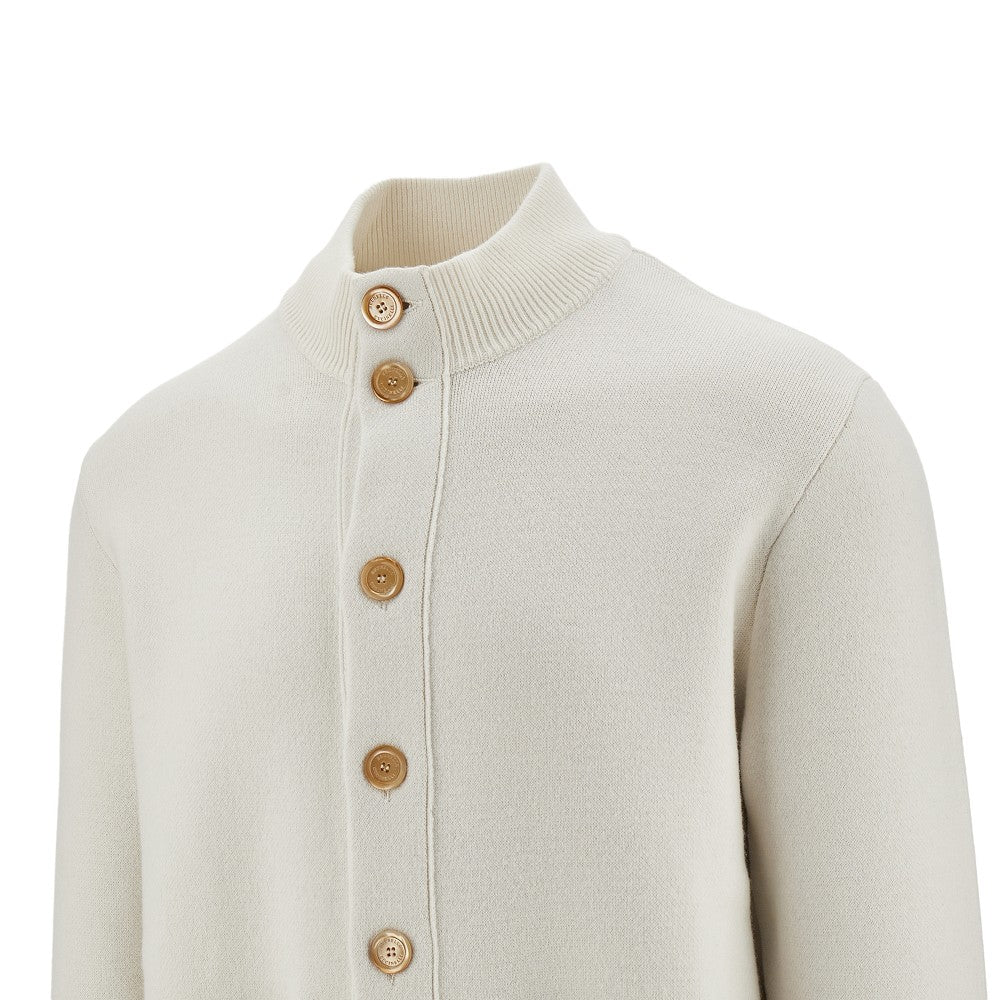 Cashmere-blend cardigan