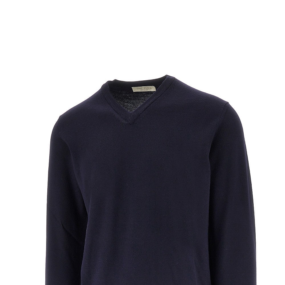 Pullover in maglia di lana merino extrafine
