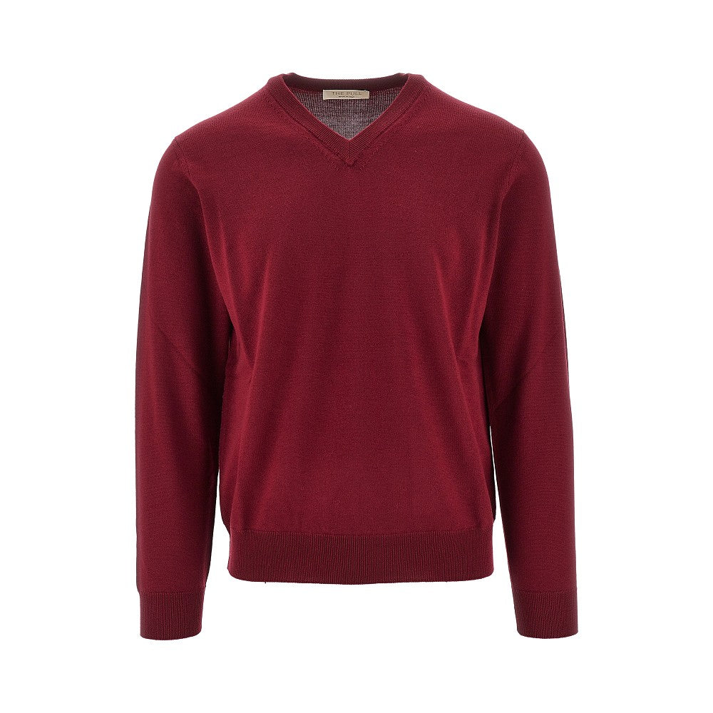 Pullover in maglia di lana merino extrafine