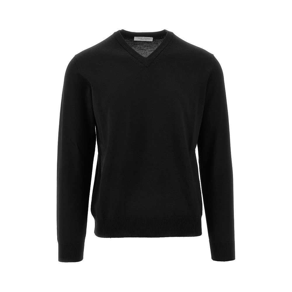 Pullover in maglia di lana merino extrafine
