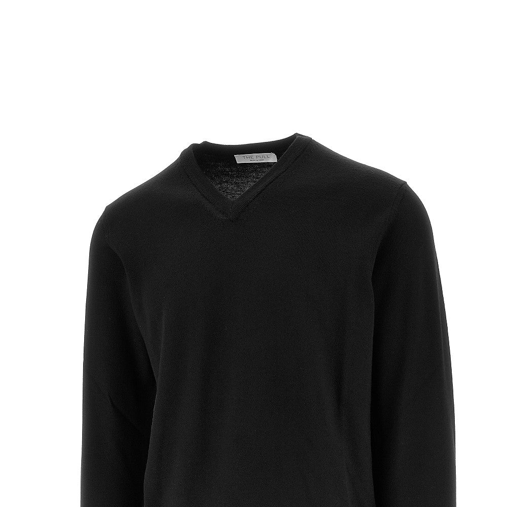 Pullover in maglia di lana merino extrafine