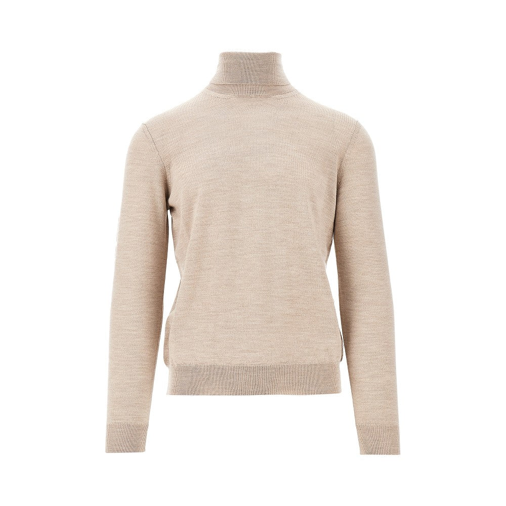 Dolcevita in maglia di lana merino