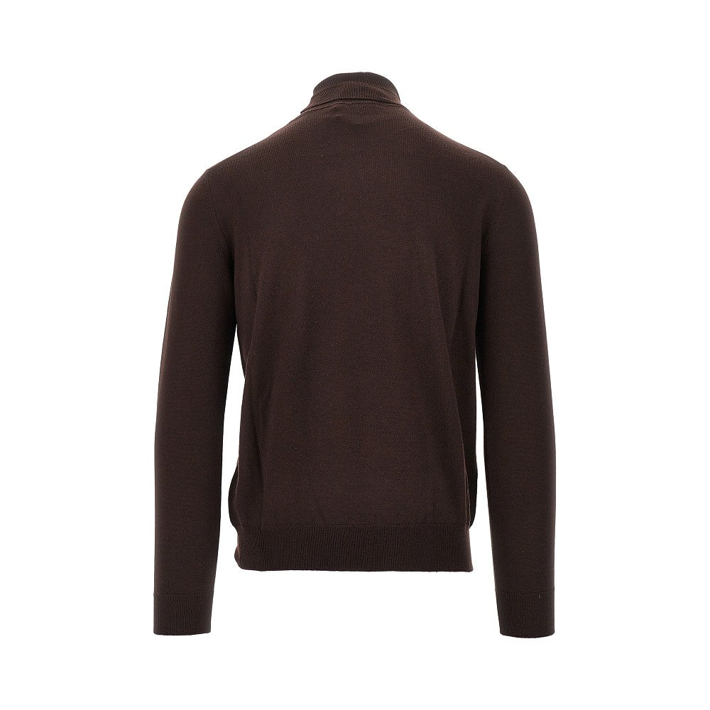 Dolcevita in maglia di lana merino