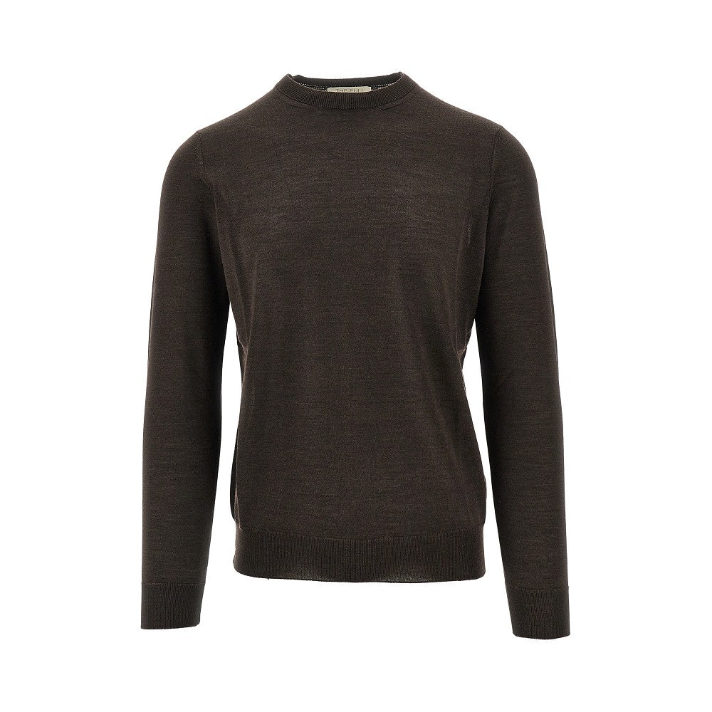 Pullover in maglia di lana e seta