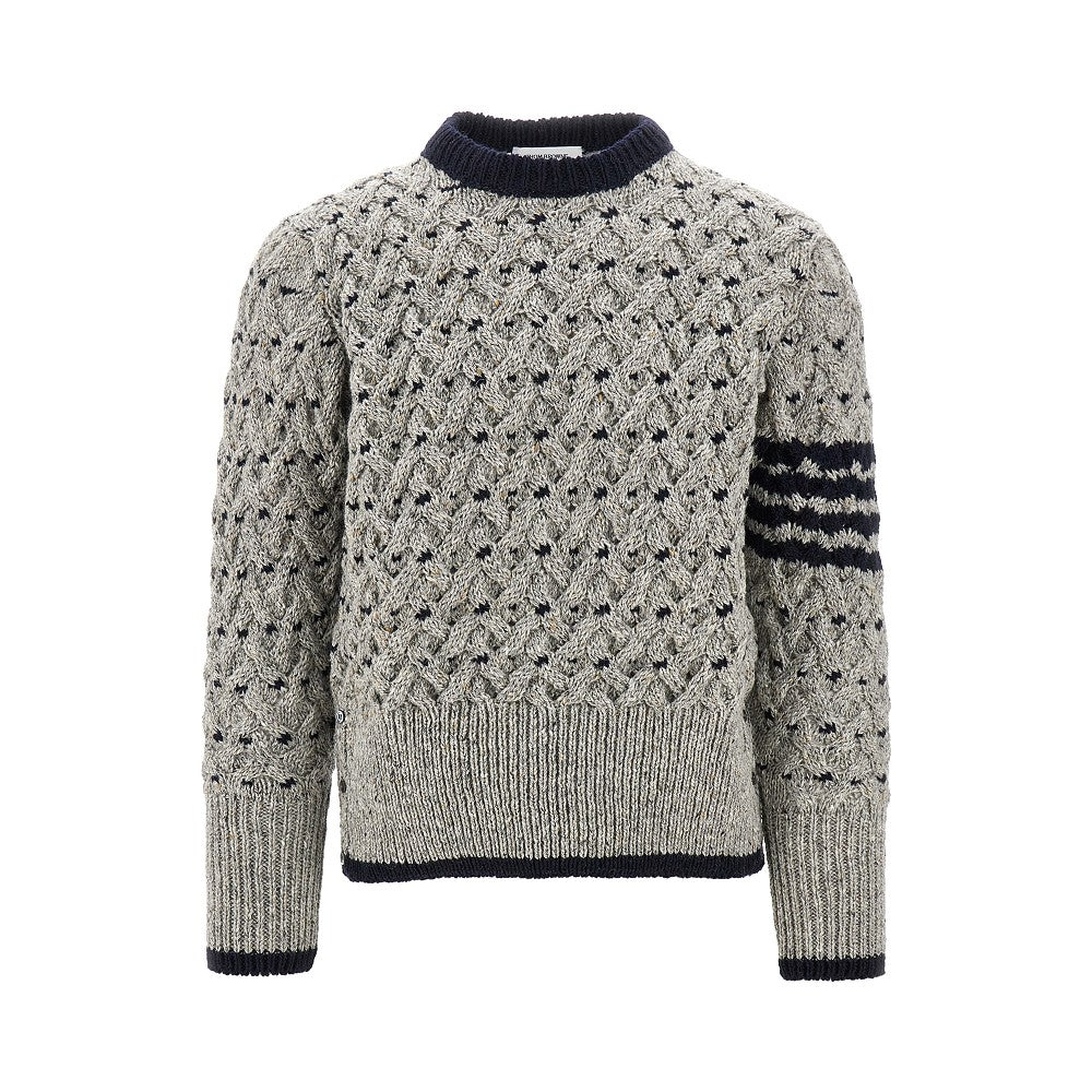 Cable stitch sweater