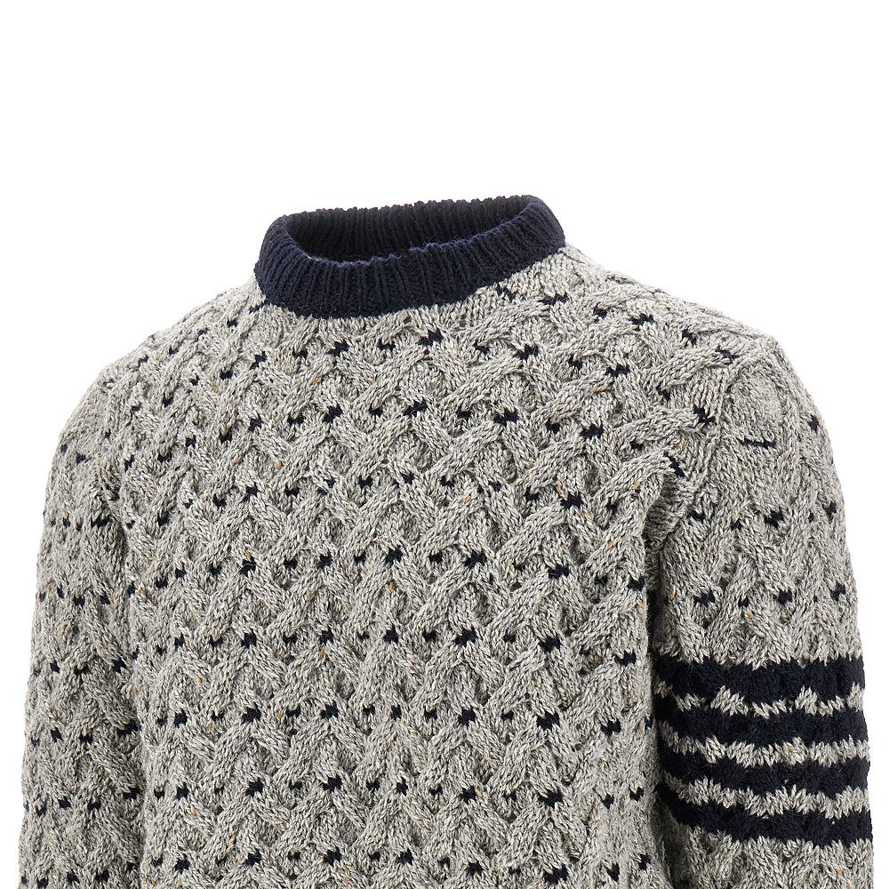 Cable stitch sweater