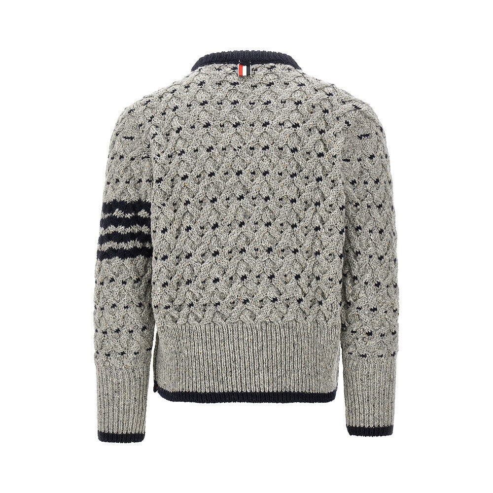 Cable stitch sweater