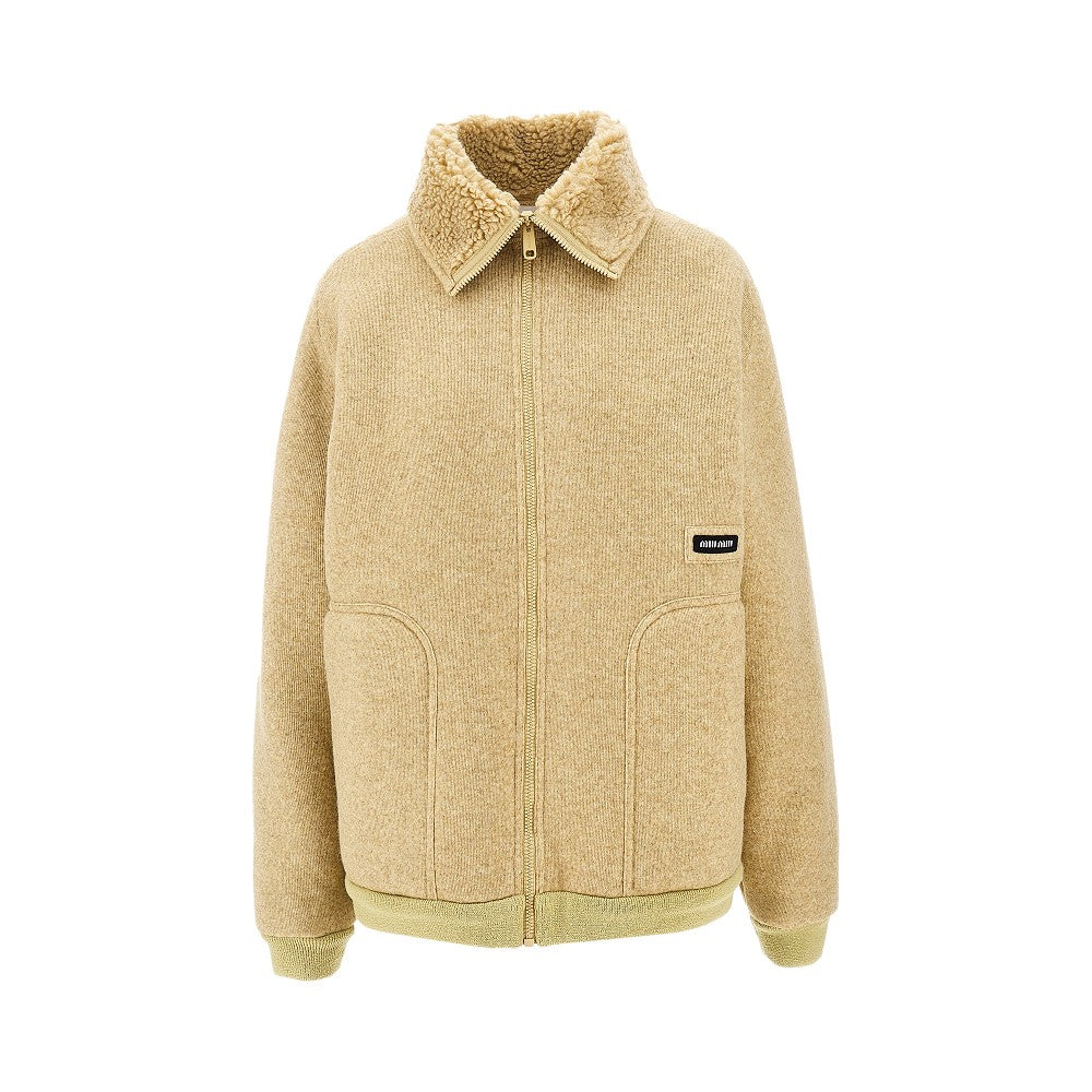 Blouson full-zip in pile