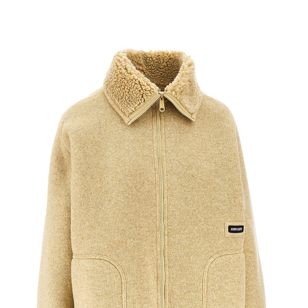 Blouson full-zip in pile