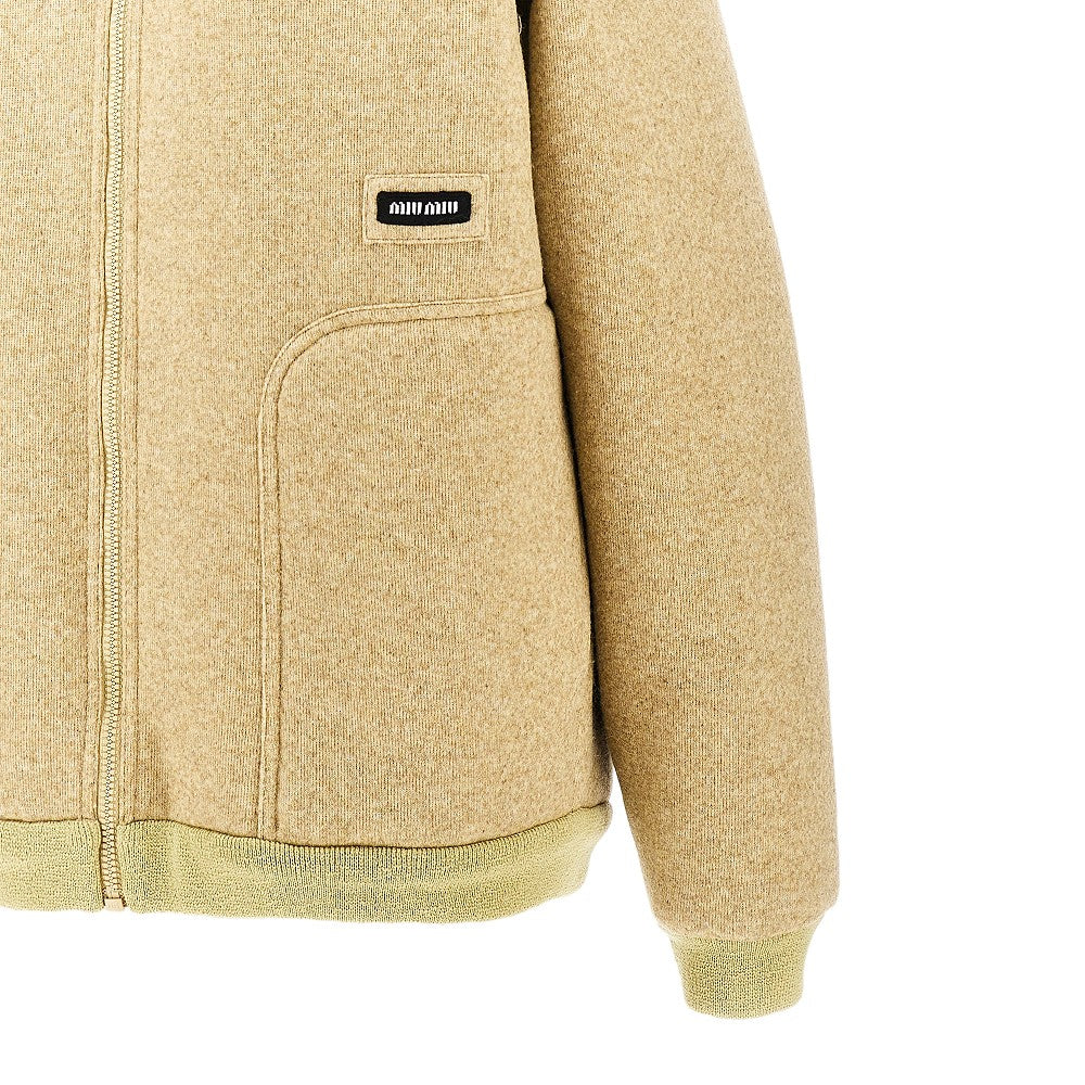 Blouson full-zip in pile