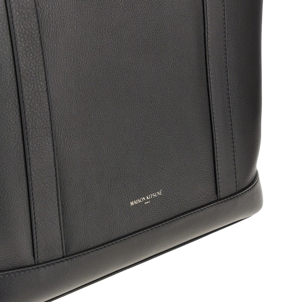 Medium 'Fox Head' leather tote bag