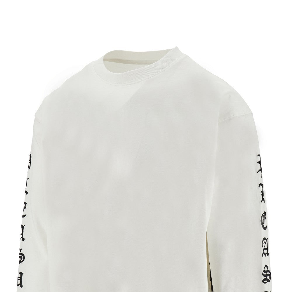T-shirt con loghi ricamati