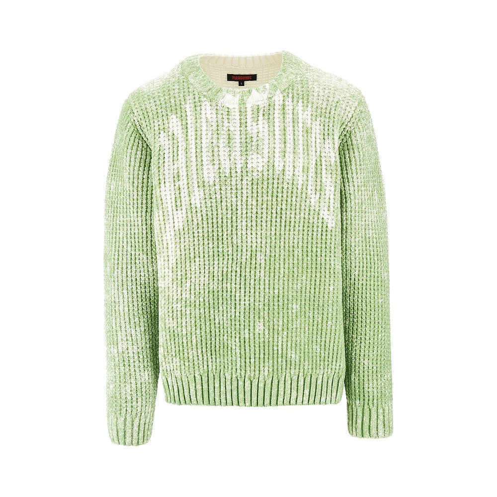 'Acid' cotton sweater