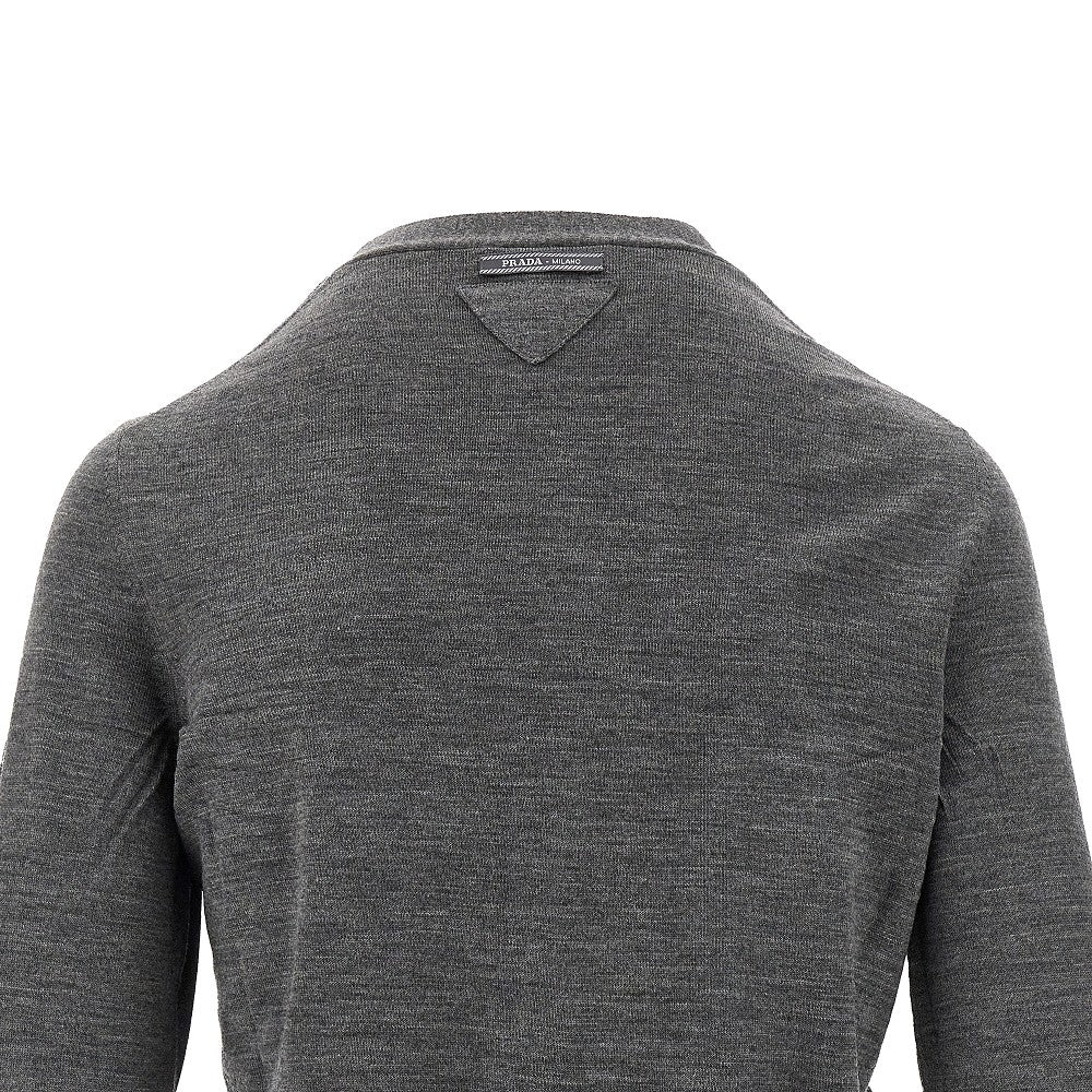 Superfine wool cardigan