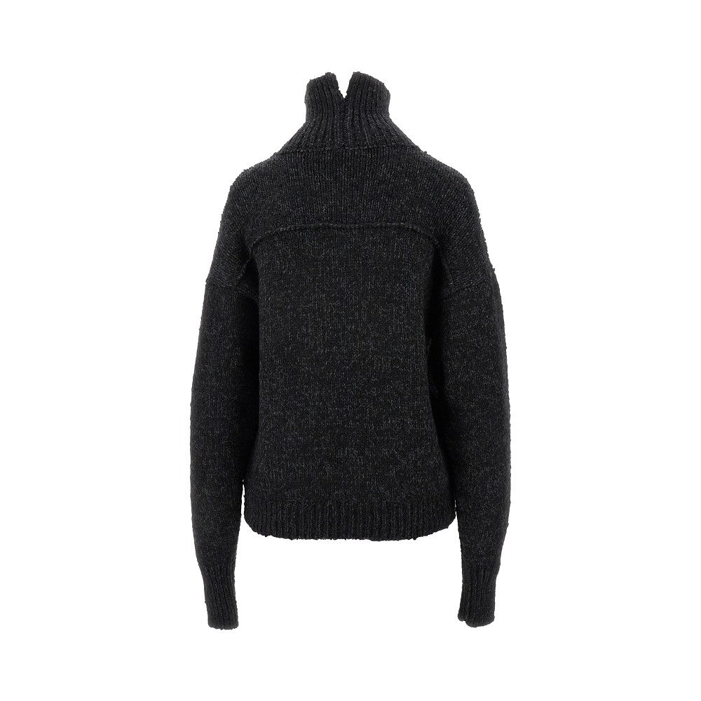 Pullover in misto alpaca mélange