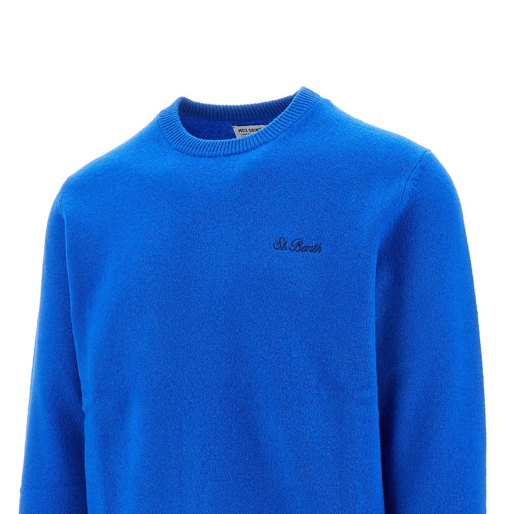 Lambswool crewneck sweater