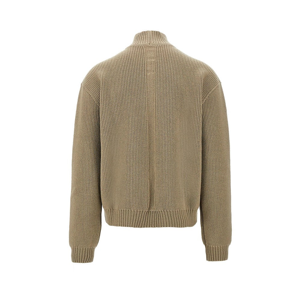 Wool turtleneck sweater