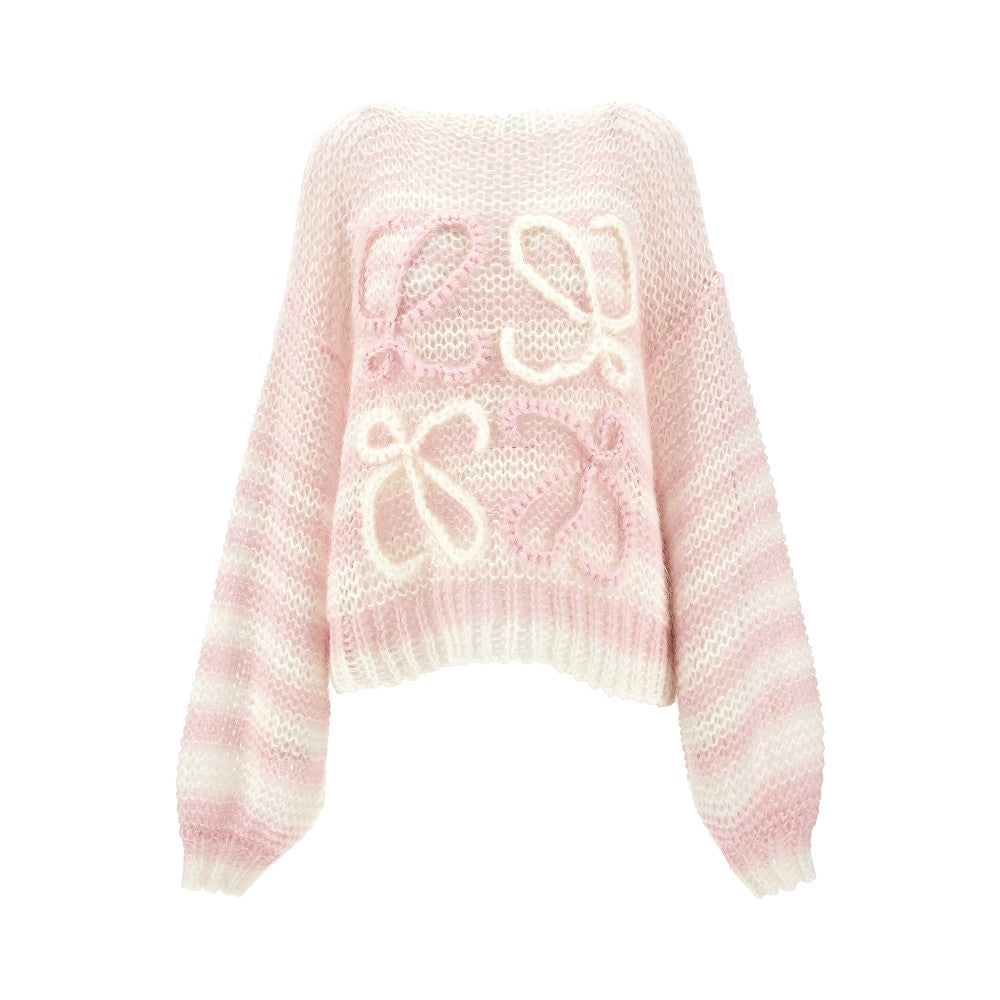 Pullover in misto mohair con Anagram