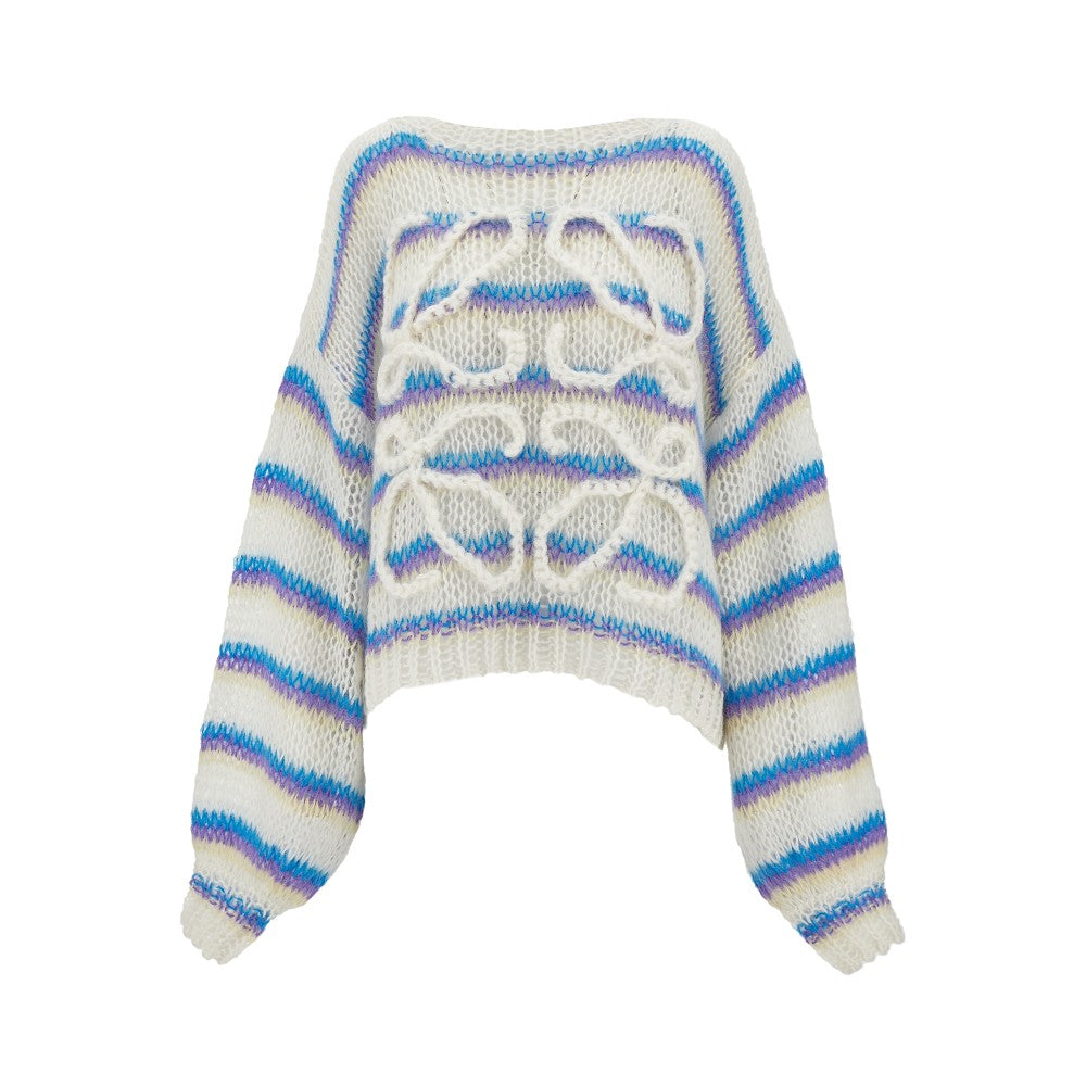 Pullover in misto mohair con Anagram