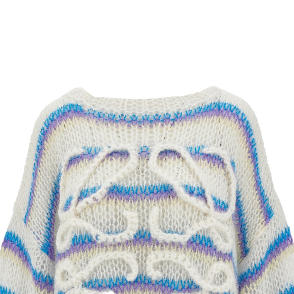 Pullover in misto mohair con Anagram