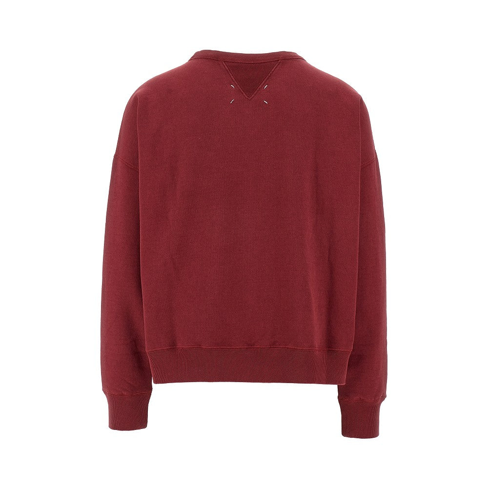 Reversed logo sweatshirt