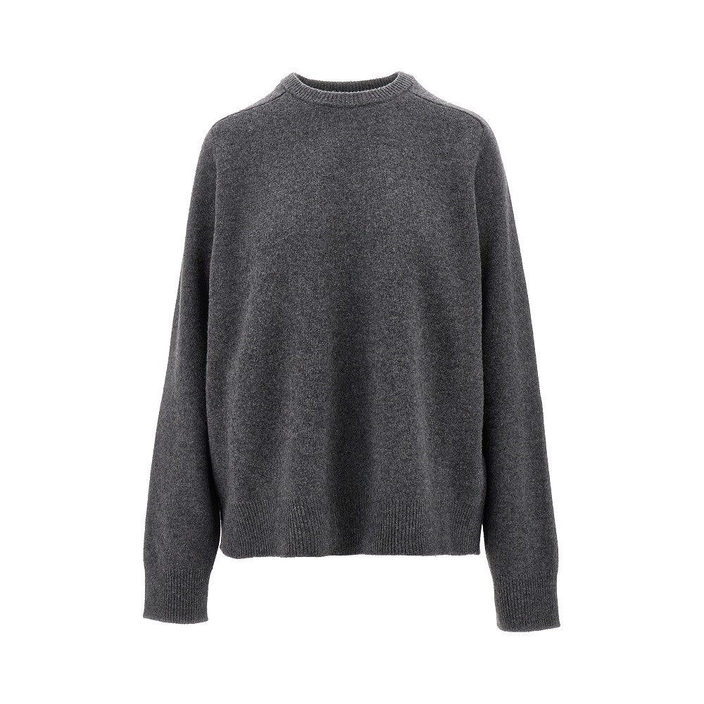 Pullover girocollo in lana