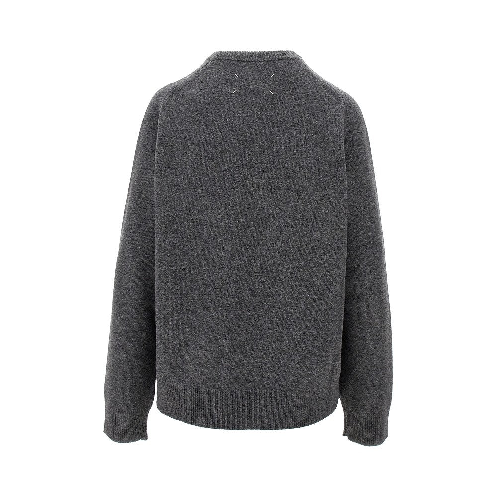 Wool crewneck sweater