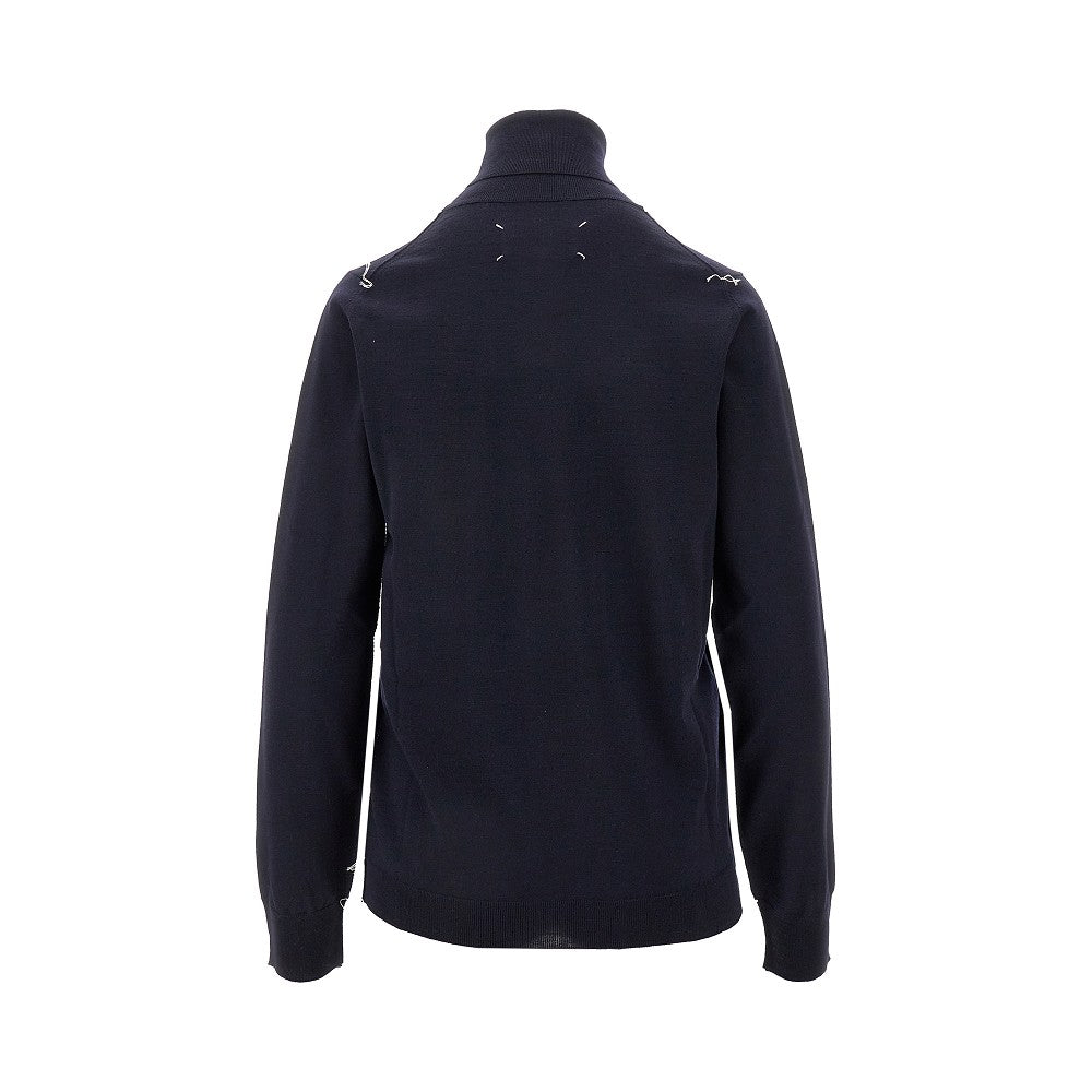 'work in progress' wool turtleneck sweater