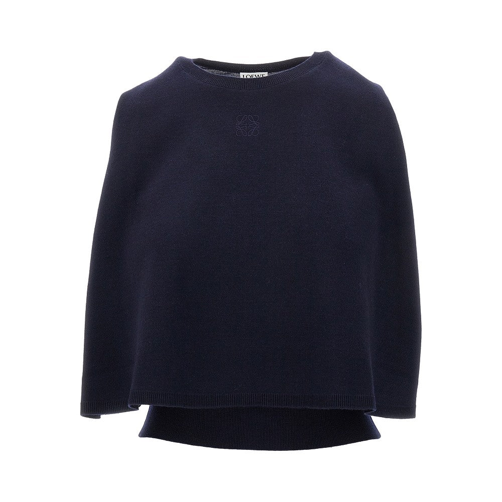 Top in maglia double-layer