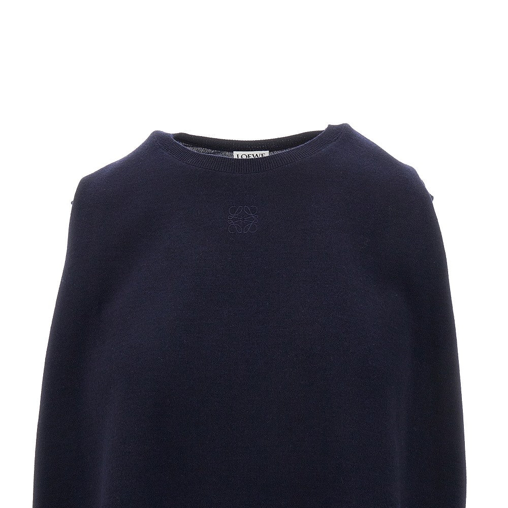 Top in maglia double-layer
