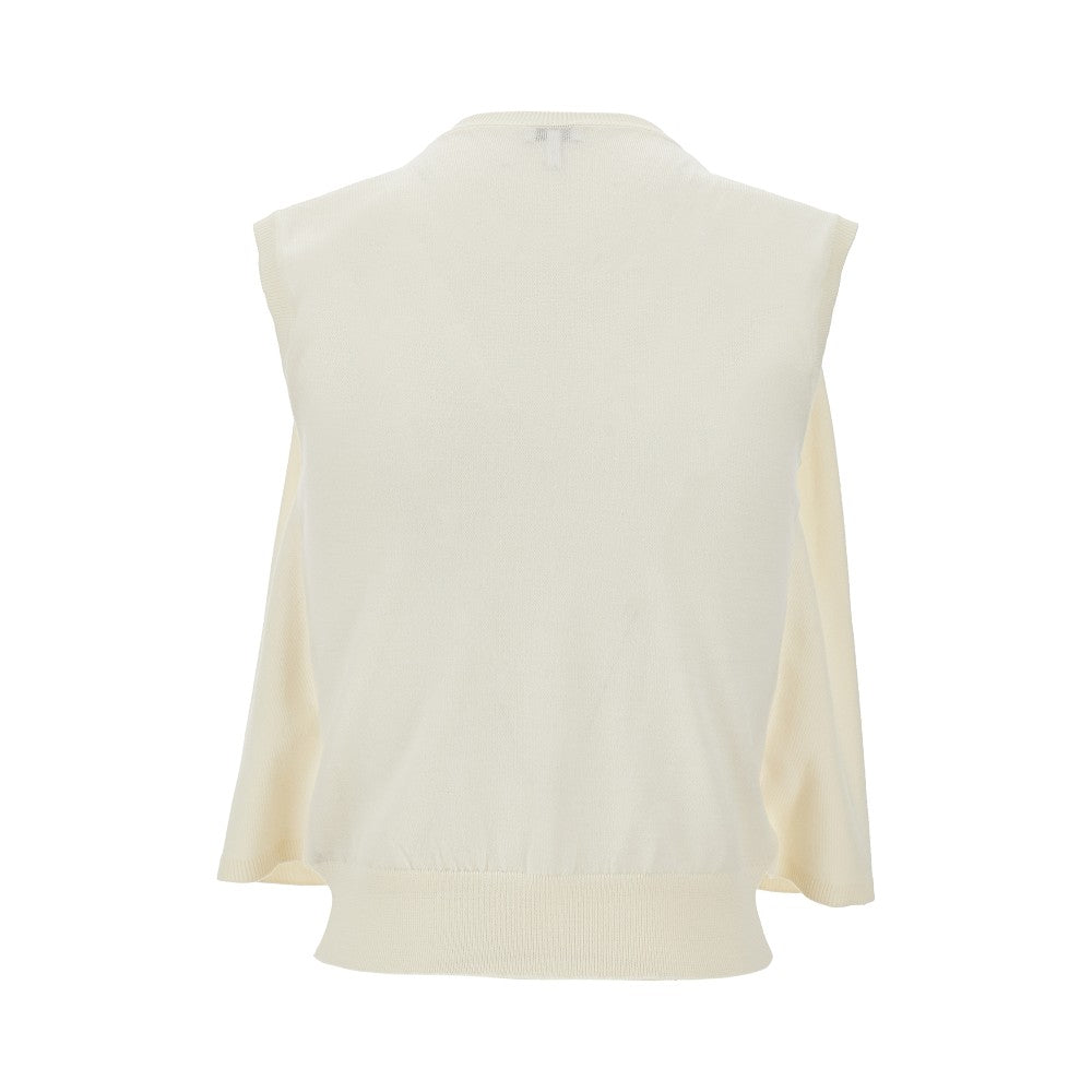 Top in maglia double-layer