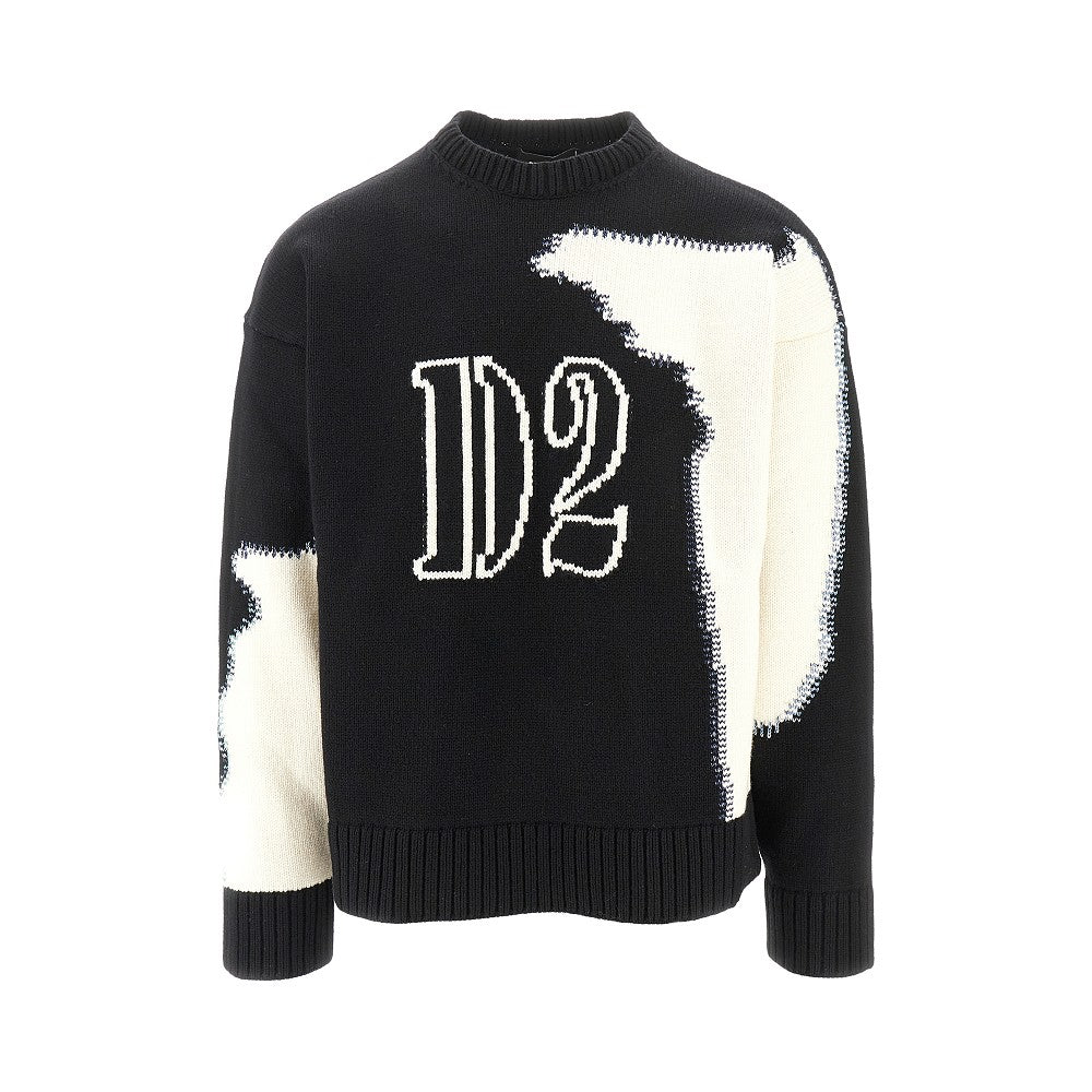 Fake Stitch wool sweater