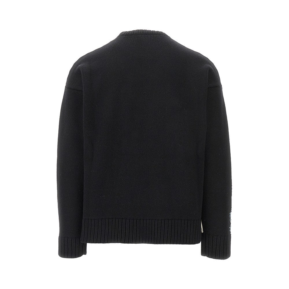 Fake Stitch wool sweater