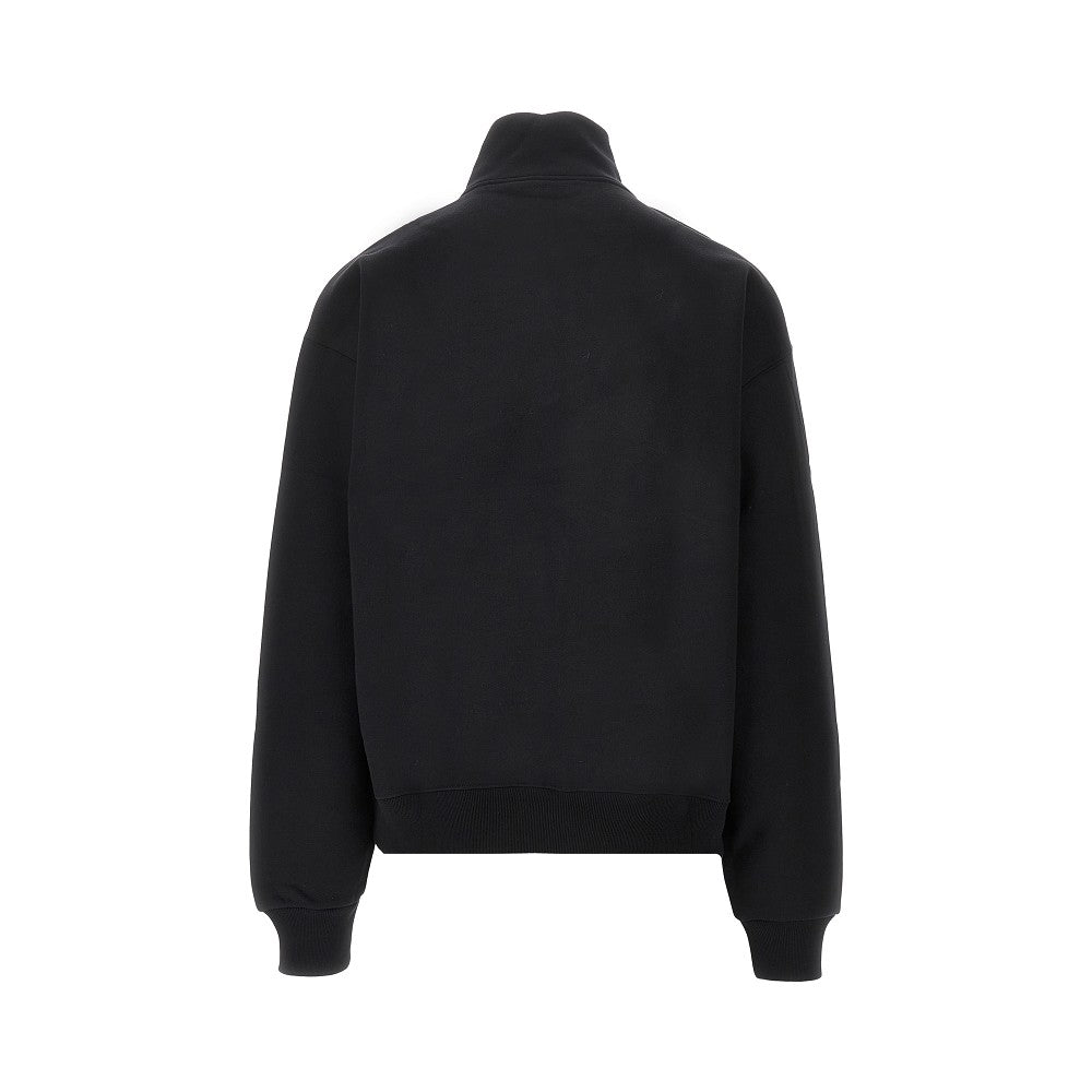 'Gros Grain' half-zip sweatshirt
