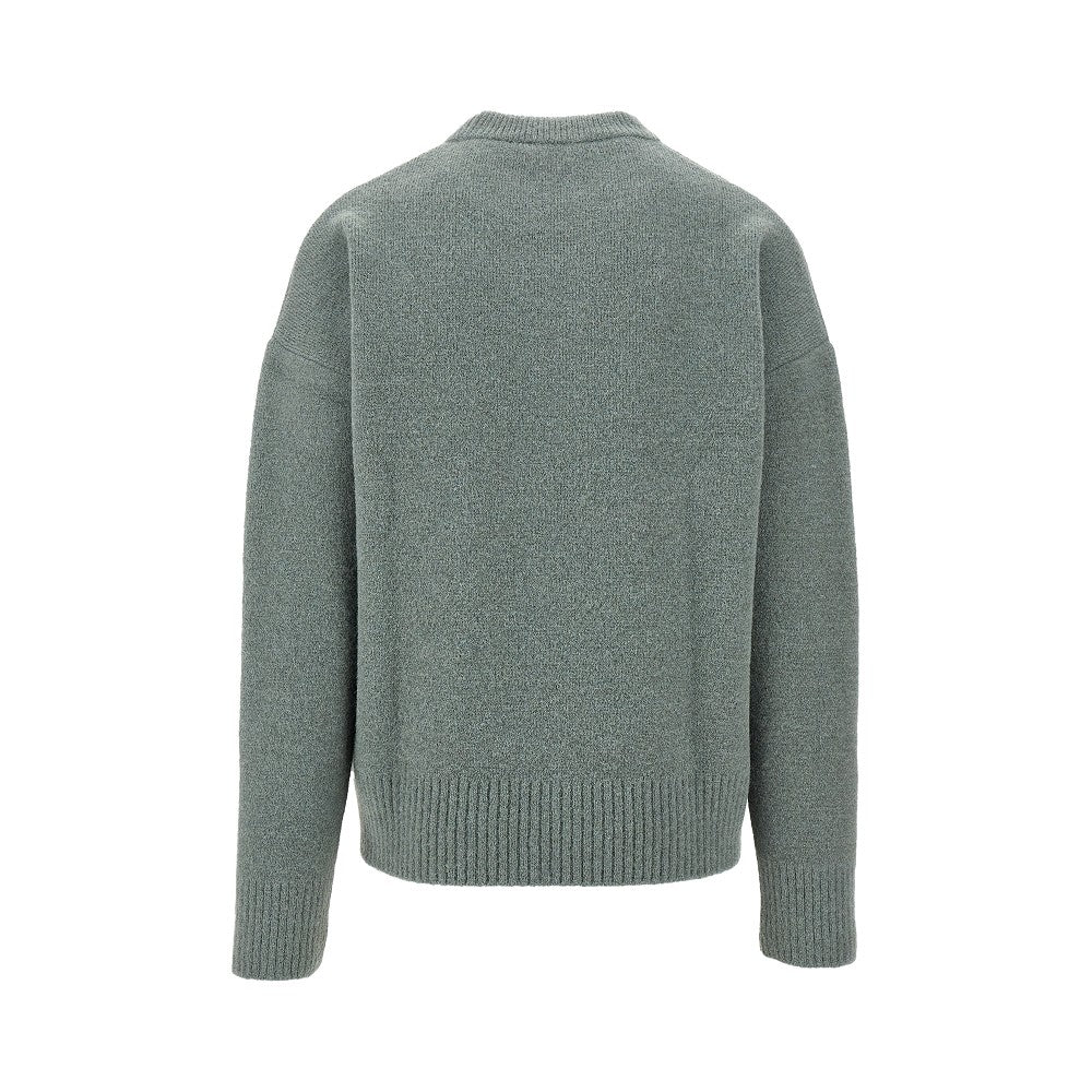 Pullover girocollo con intarsio Ami de Coeur