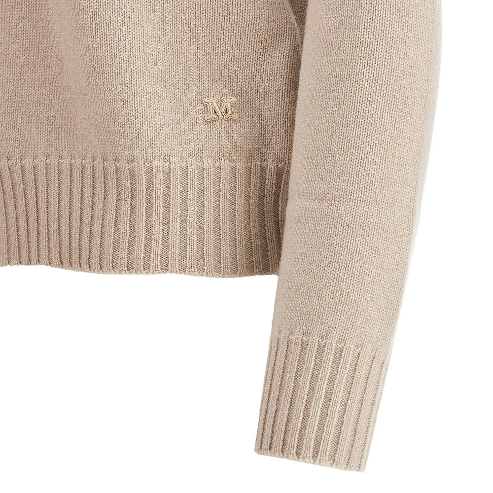 Pullover girocollo in cachemire