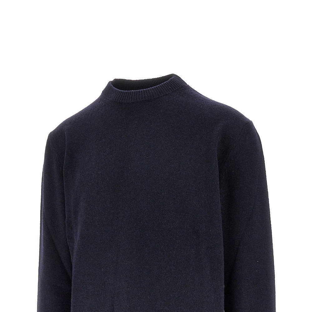 Upcycled cashmere crewneck sweater