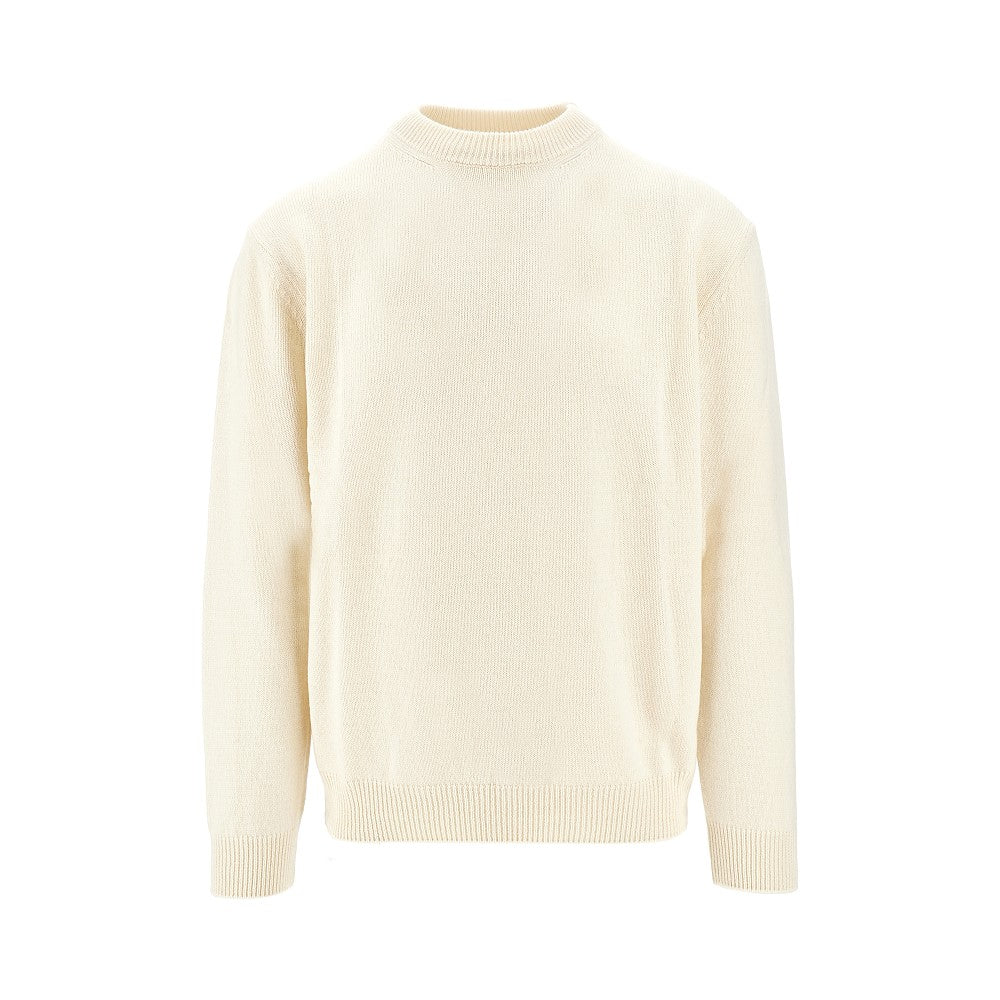 Upcycled cashmere crewneck sweater