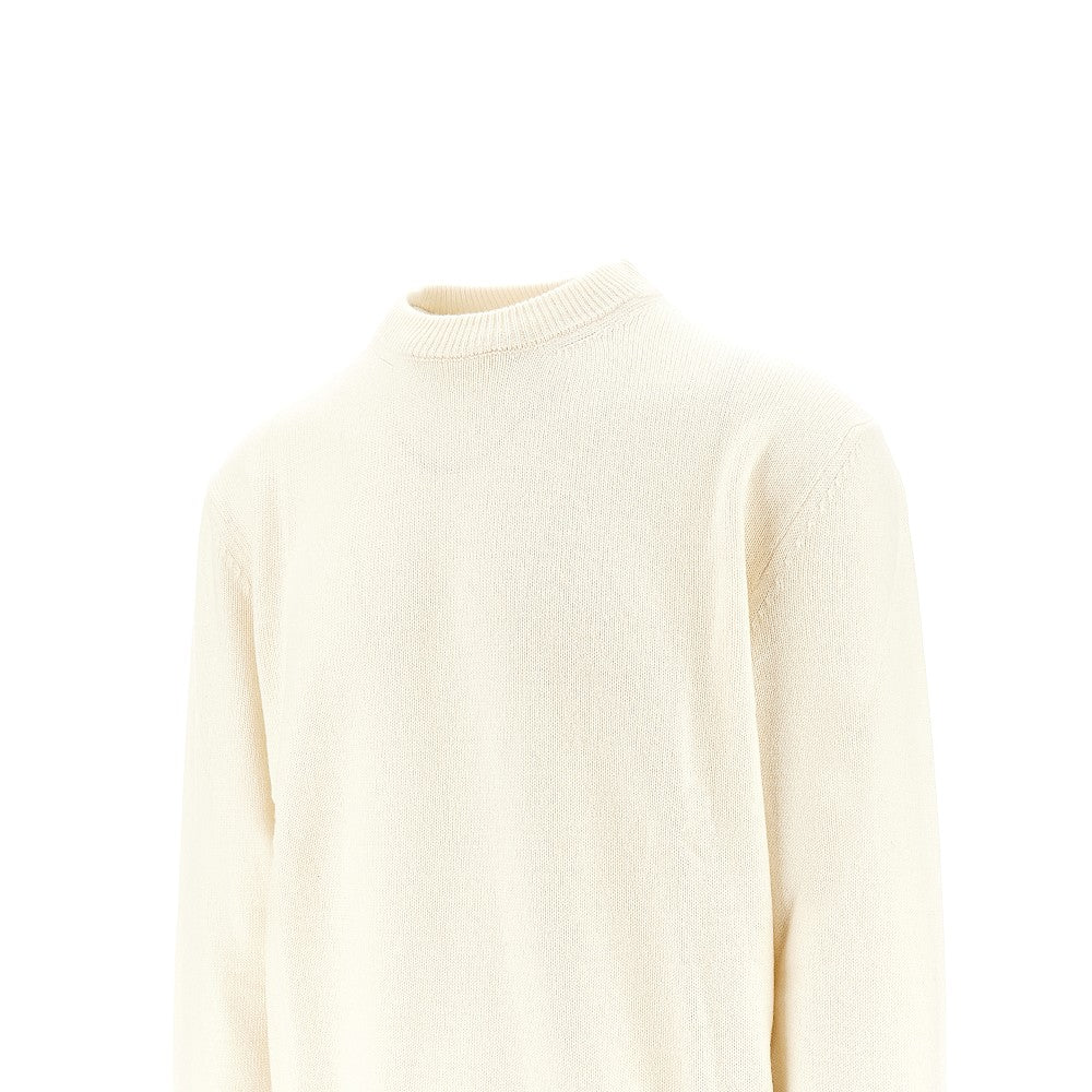 Upcycled cashmere crewneck sweater