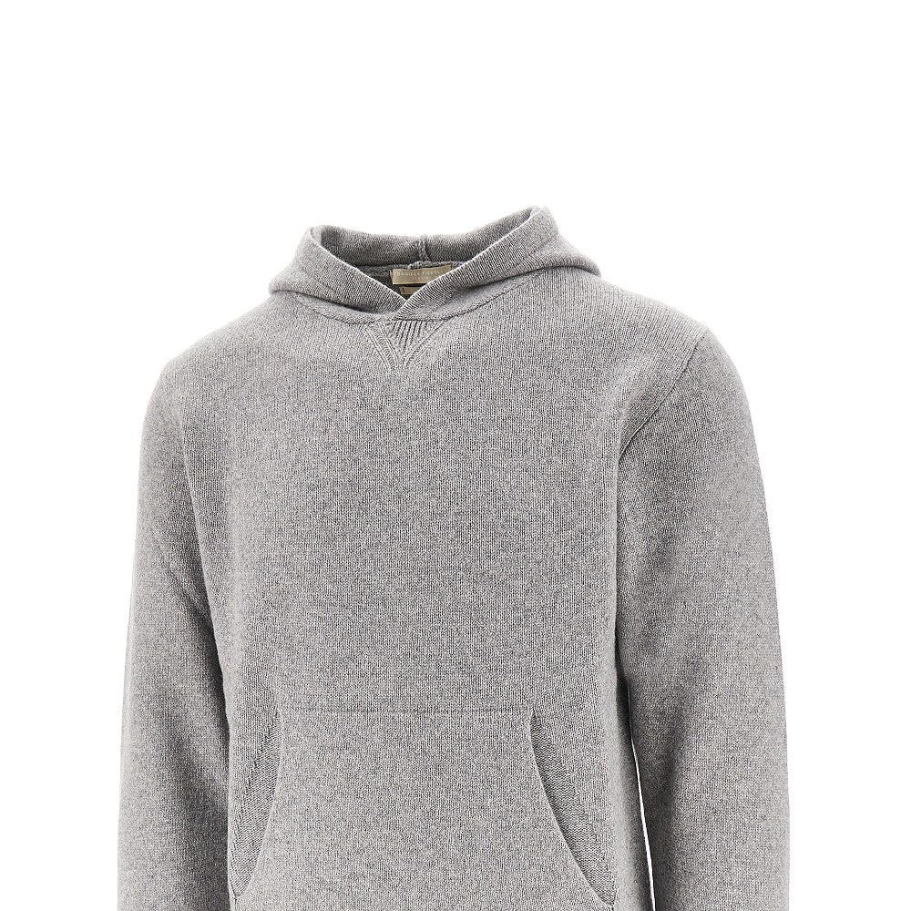 Upcycled cashmere hoodie