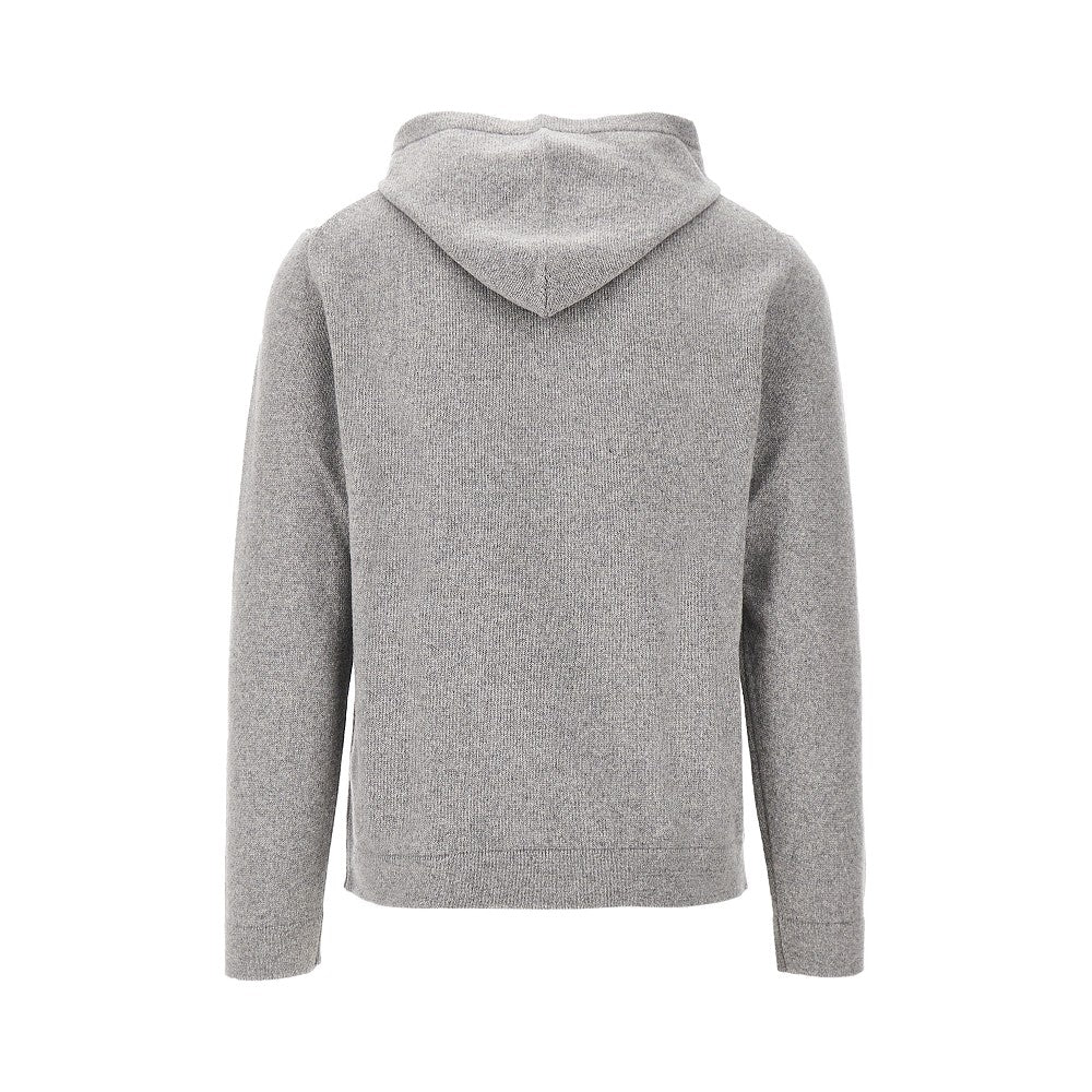 Upcycled cashmere hoodie