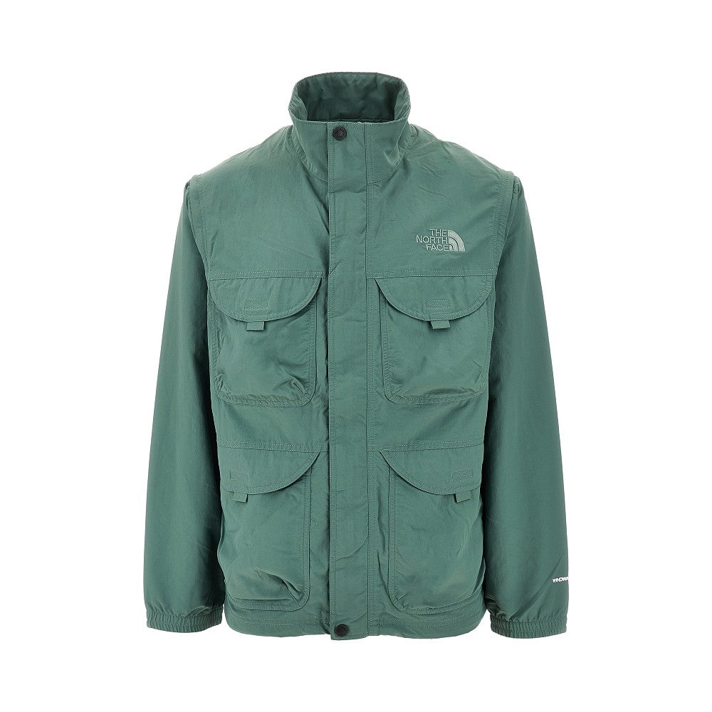 Convertible nylon jacket