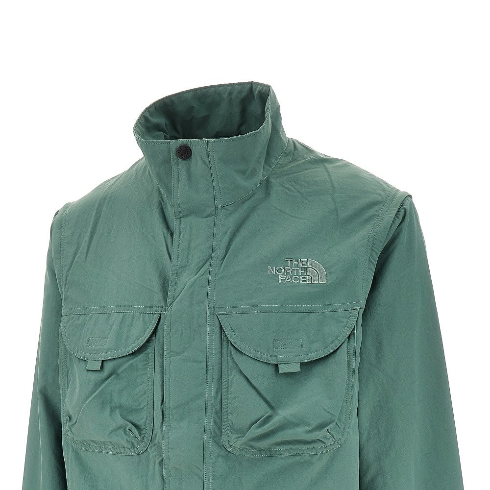 Convertible nylon jacket