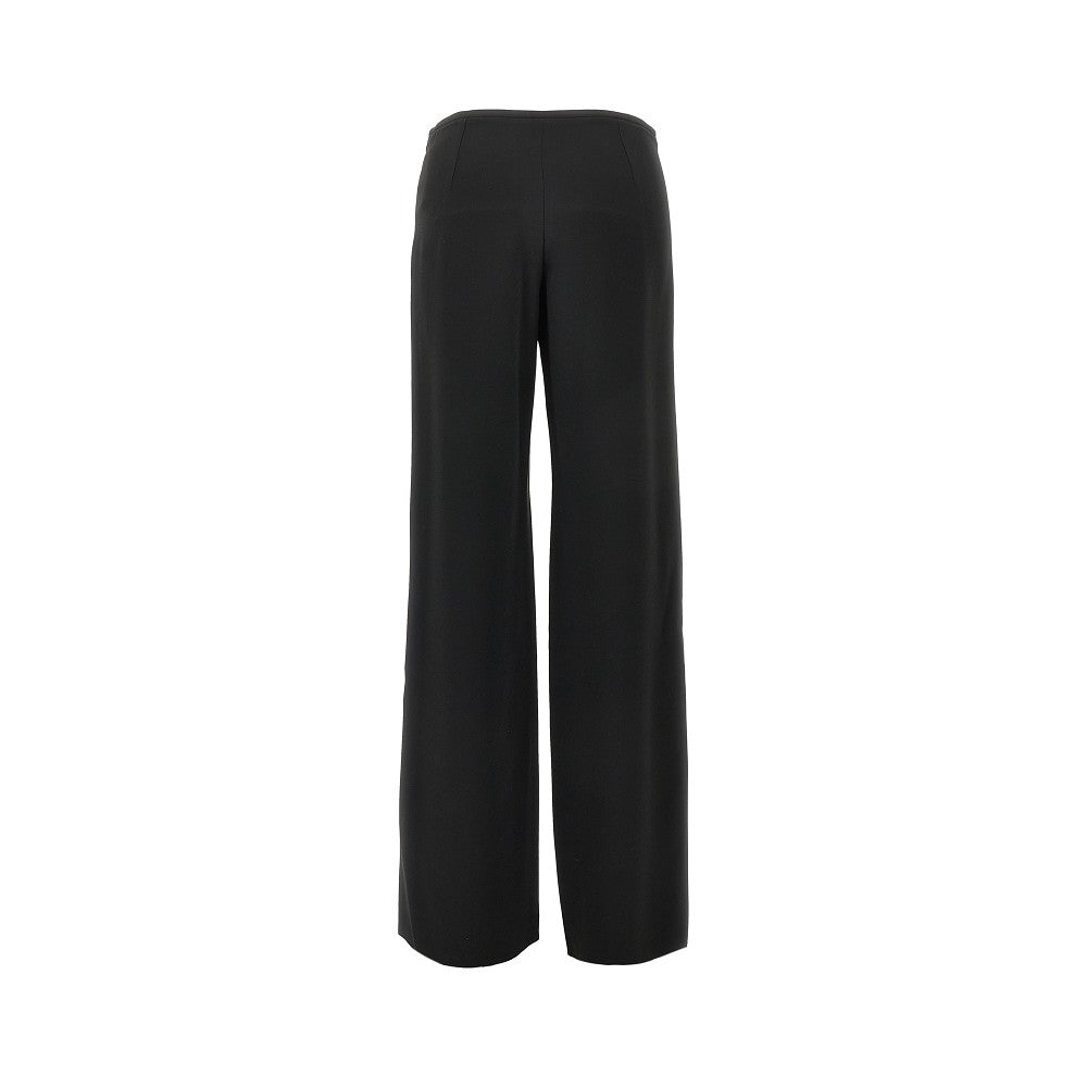 Pantalone palazzo in cady crepe