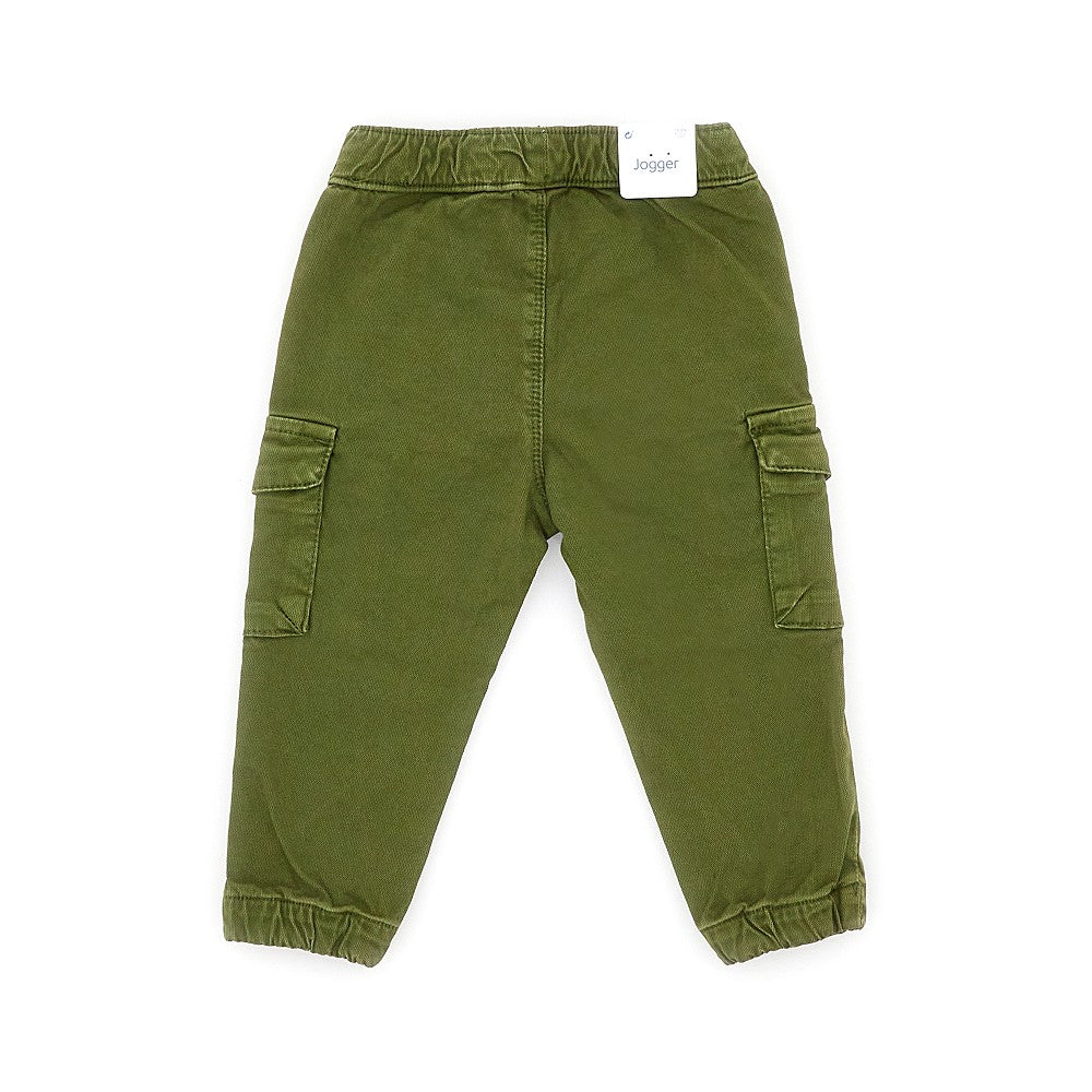 Stretch cotton cargo pants