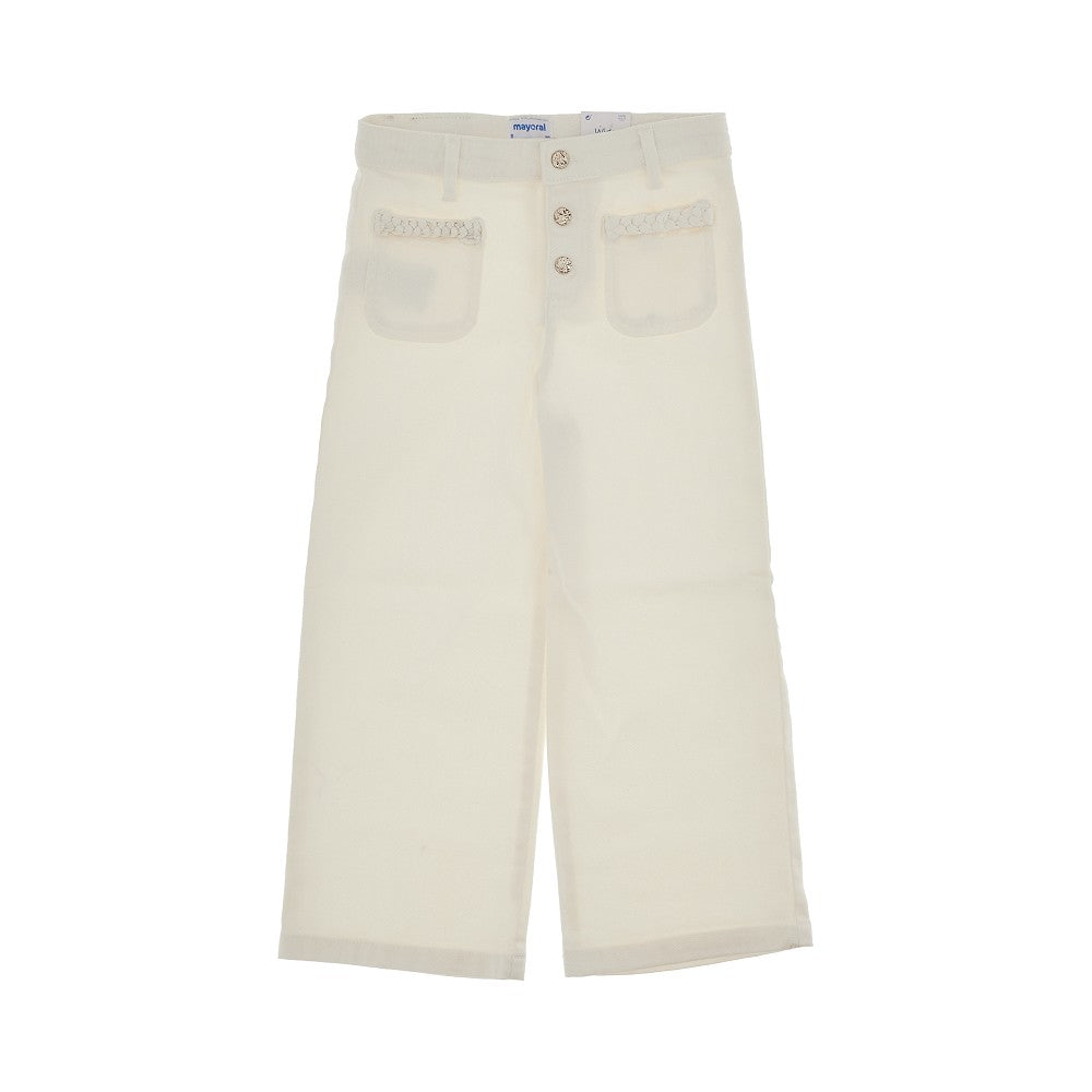 Pantalone a gamba ampia Better Cotton