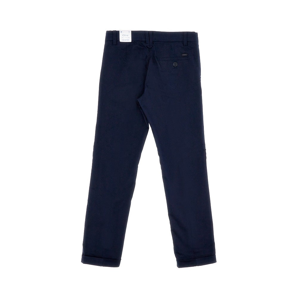 Cotton and linen chino pants