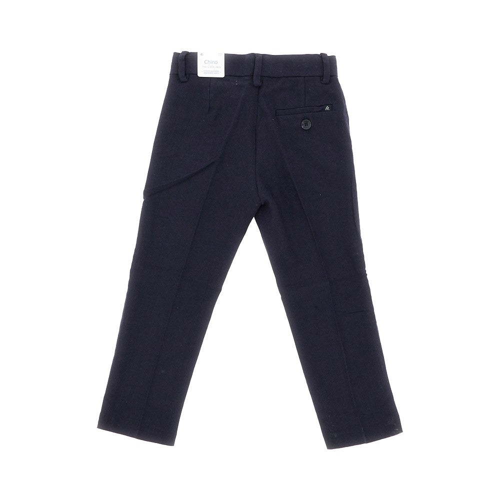 Cotton and linen blend chino pants