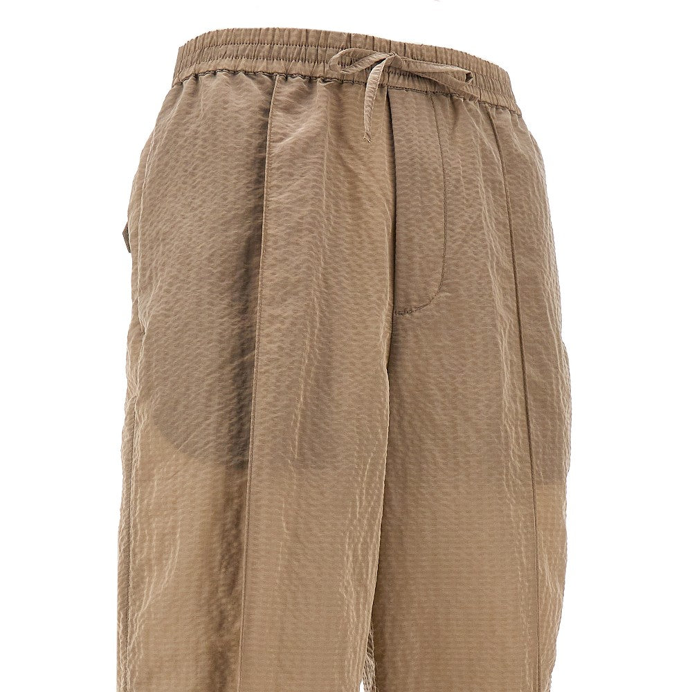 Pantalone in seersucker tecnico