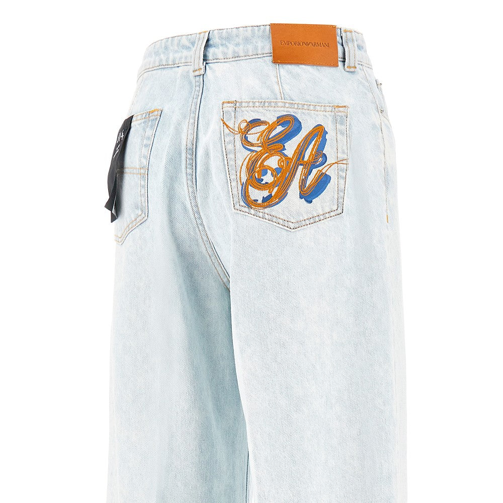 Jeans J14 a gamba ampia